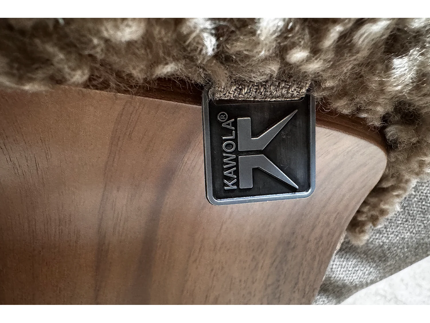 Relaxfauteuil - Beige Schapenvacht - SILVA