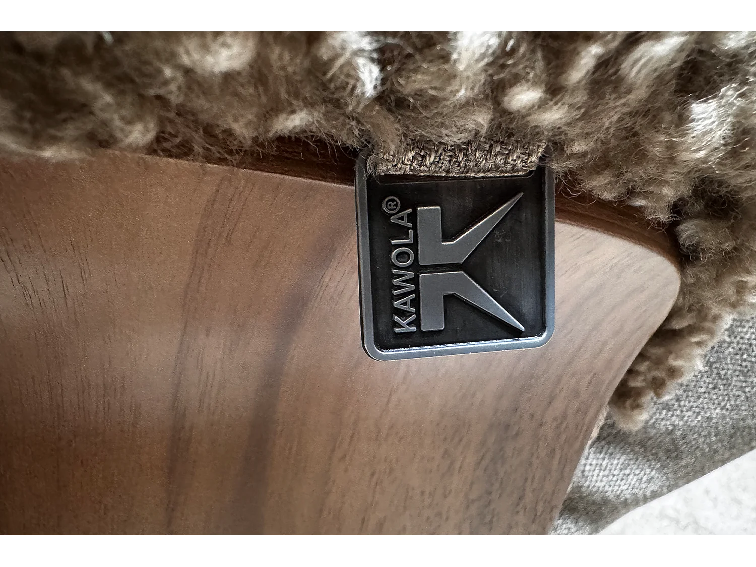 Relaxfauteuil - Beige Schapenvacht - SILVA