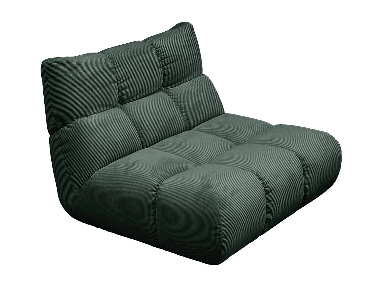 Drehsessel - Smaragdgrün Cord - VIVIEN