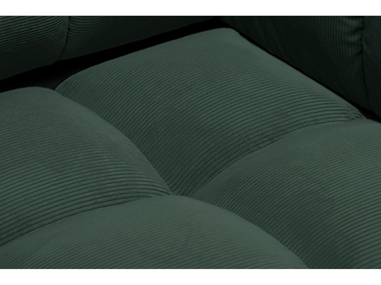 Drehsessel - Smaragdgrün Cord - VIVIEN