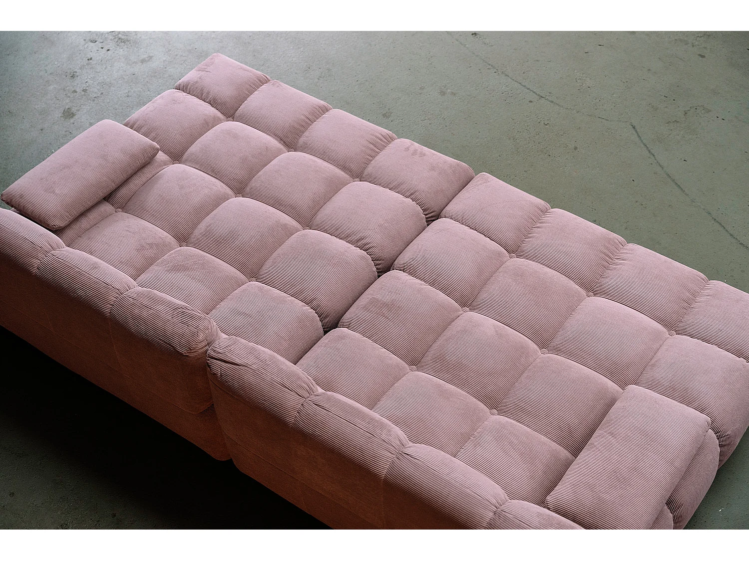 Grote bank - Roze Koord - VIVIEN