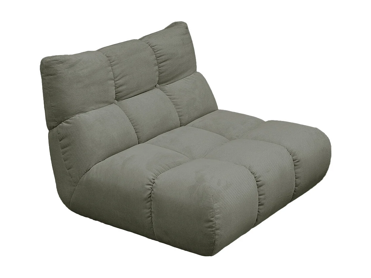 Drehsessel - Grün Cord - VIVIEN