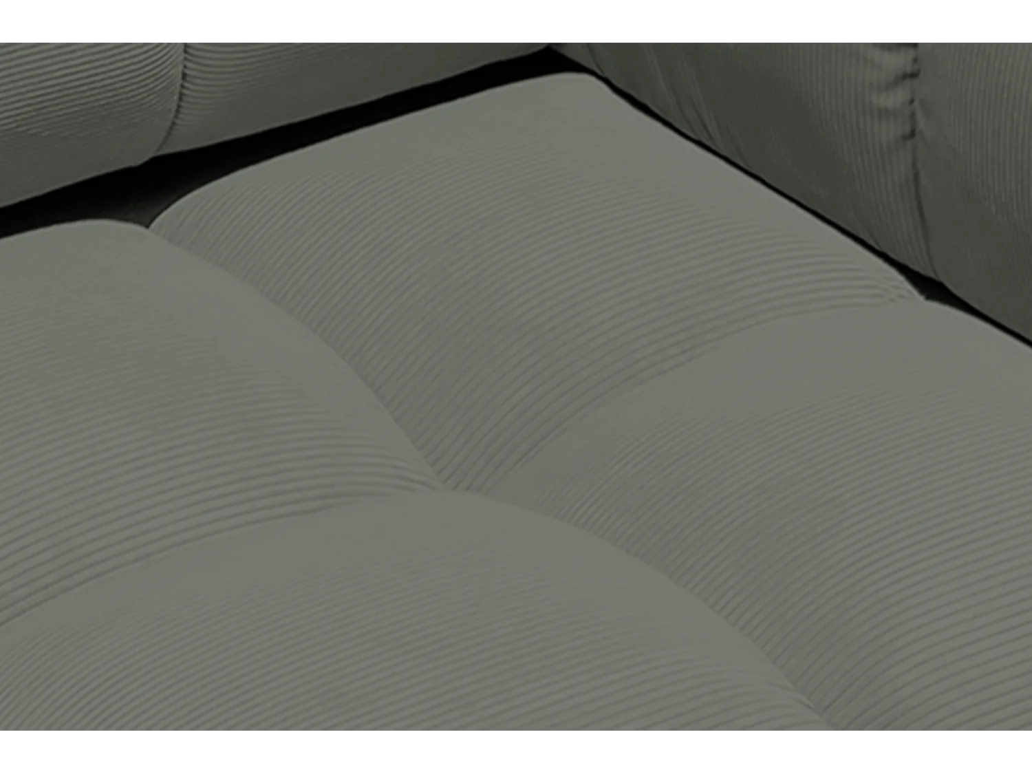 Drehsessel - Grün Cord - VIVIEN