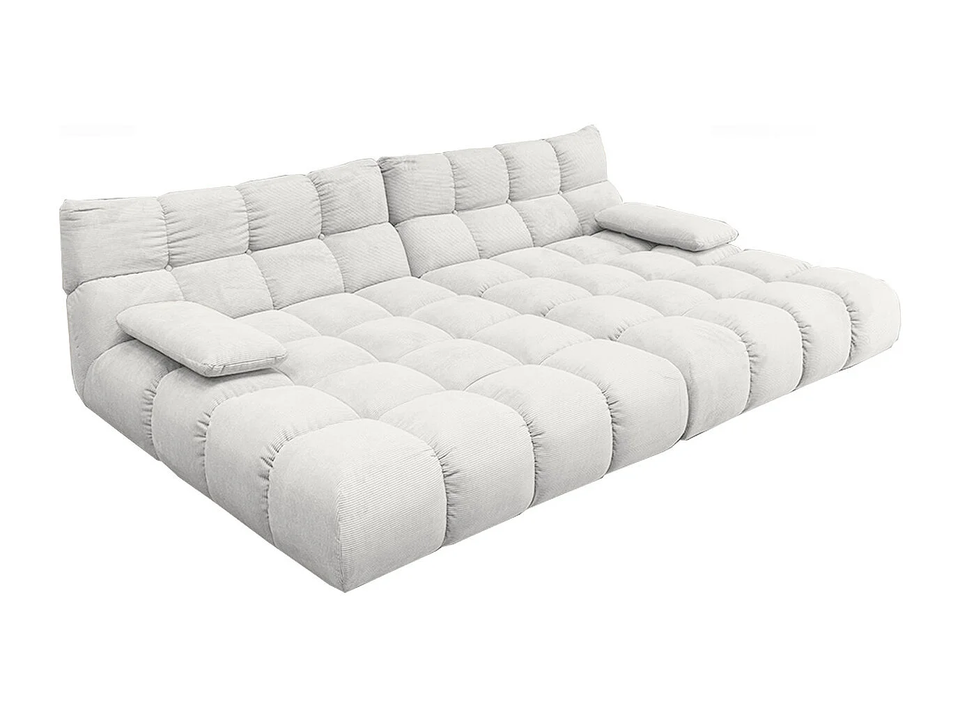 Bigsofa - Weiß Cord - VIVIEN