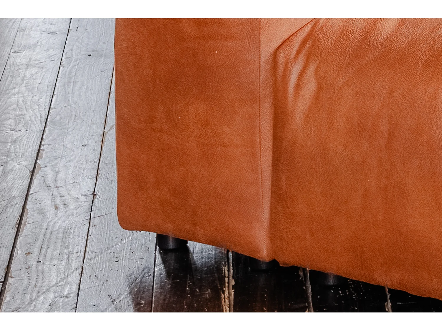 XXL Sessel - Braun Lederfaserstoff - MIA