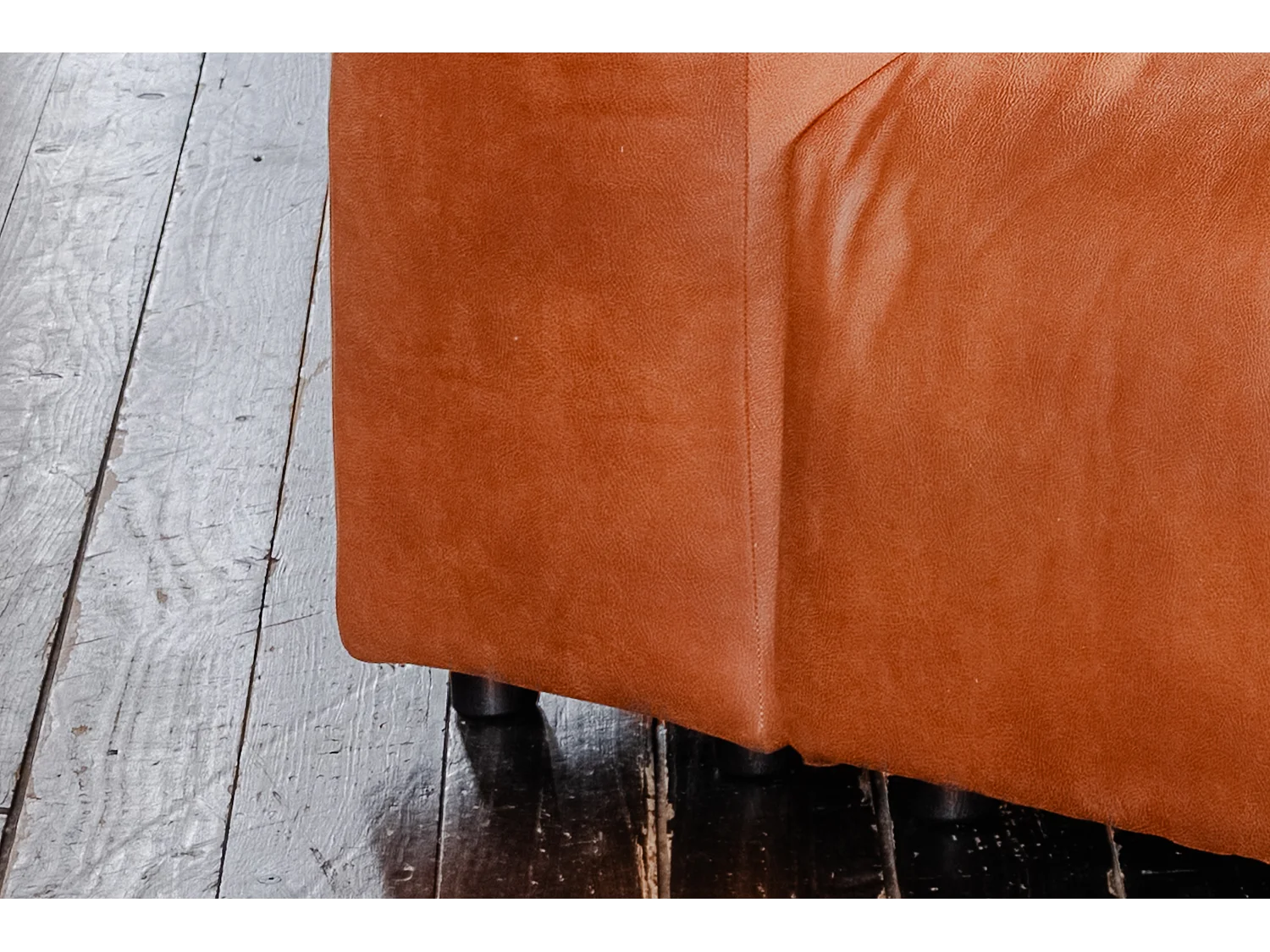 XXL Sessel - Braun Lederfaserstoff - MIA