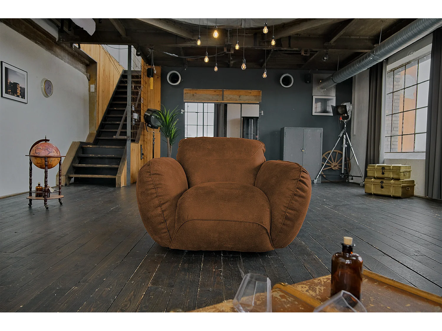 Sillones individuales -  piel - DAVITO