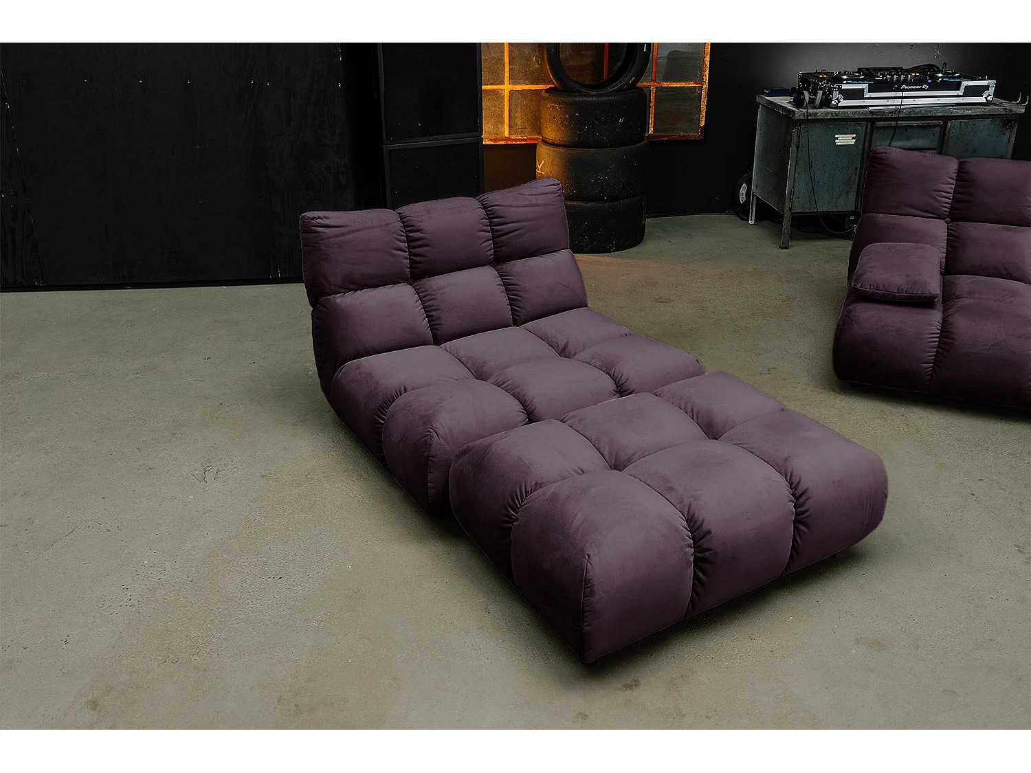 Drehsessel - Violett Velvet - VIVIEN