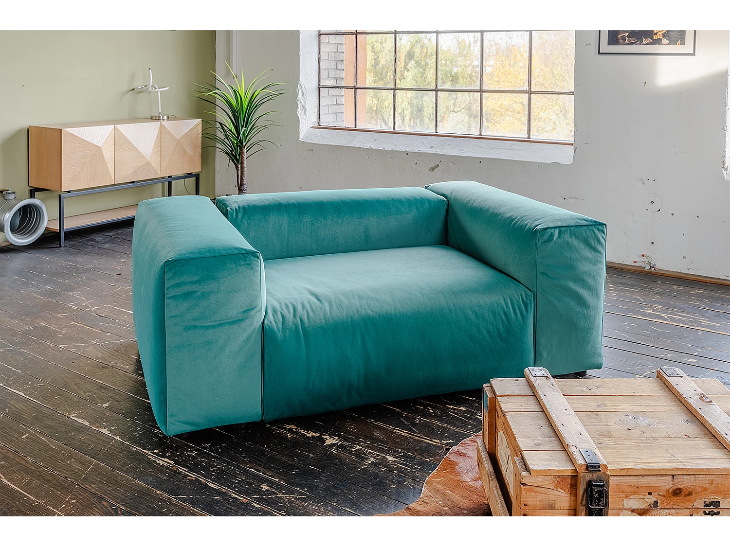 XXL Sessel - Grün Velvet - MIA