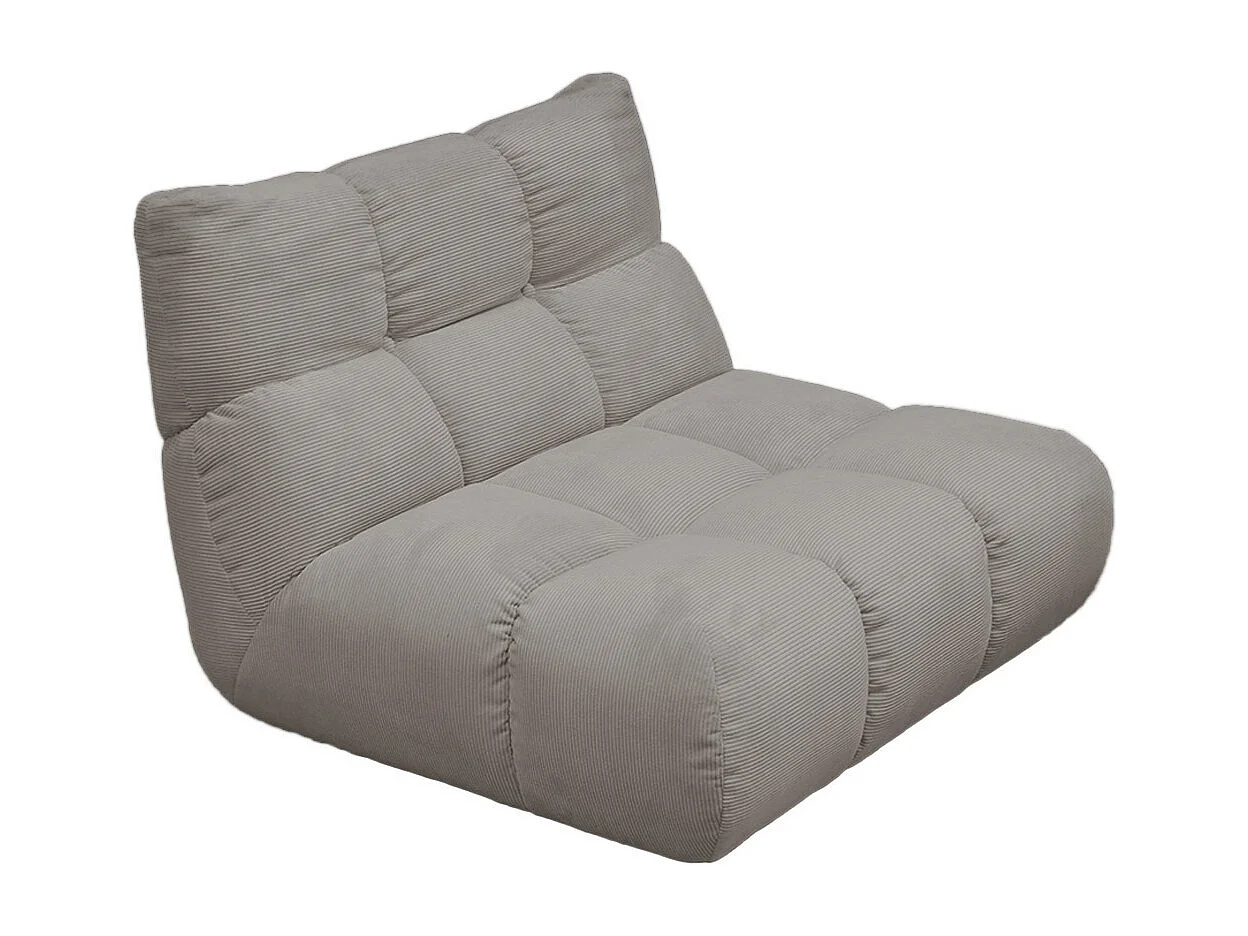 Drehsessel - Grau Cord - VIVIEN