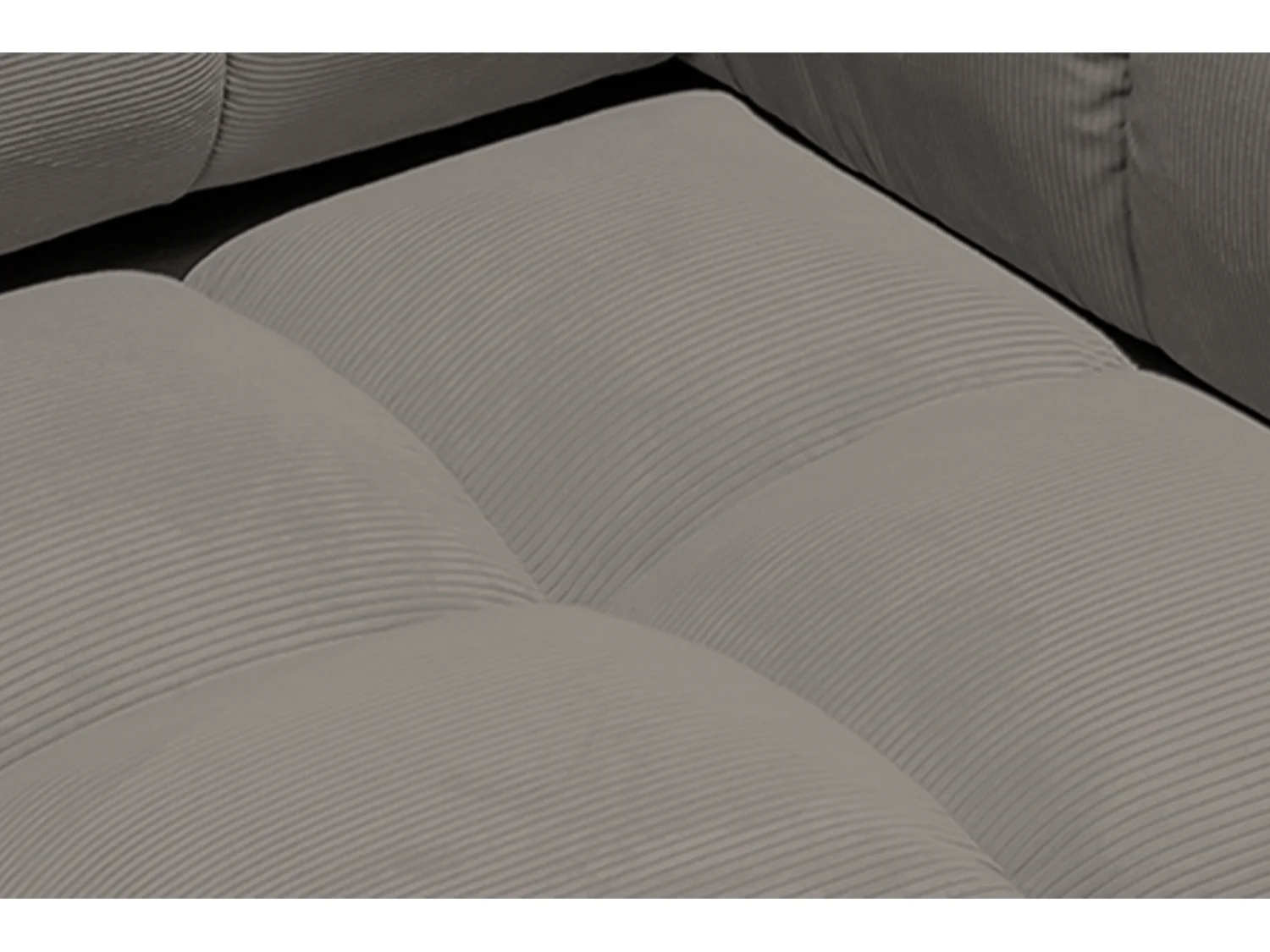 Drehsessel - Grau Cord - VIVIEN