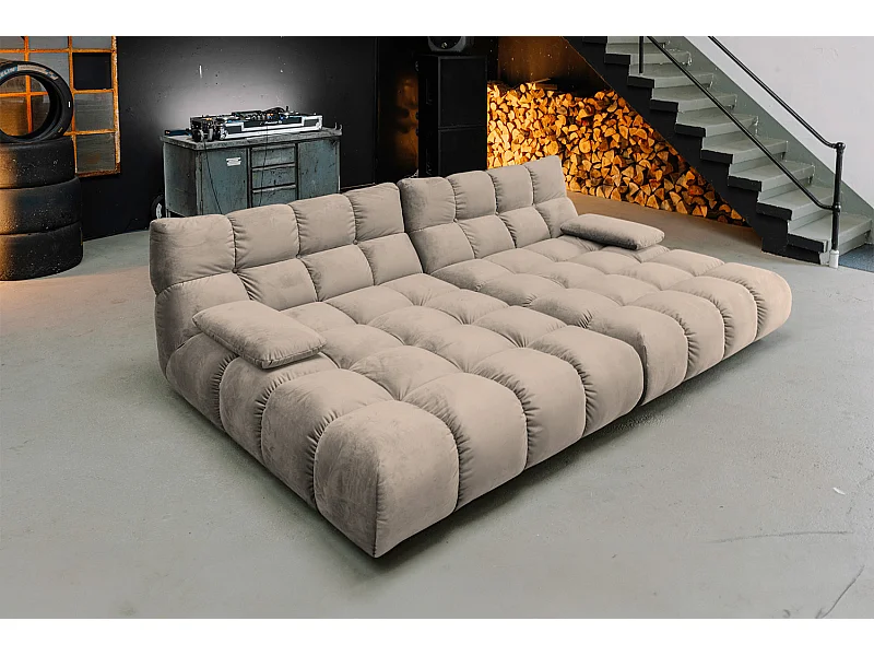 Bigsofa - Braun Velvet - VIVIEN