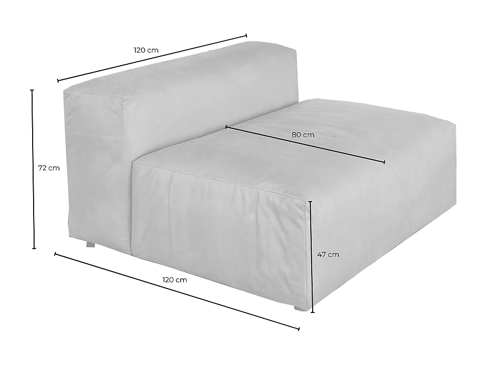 Einzelsessel - Braun Lederfaserstoff - MIA