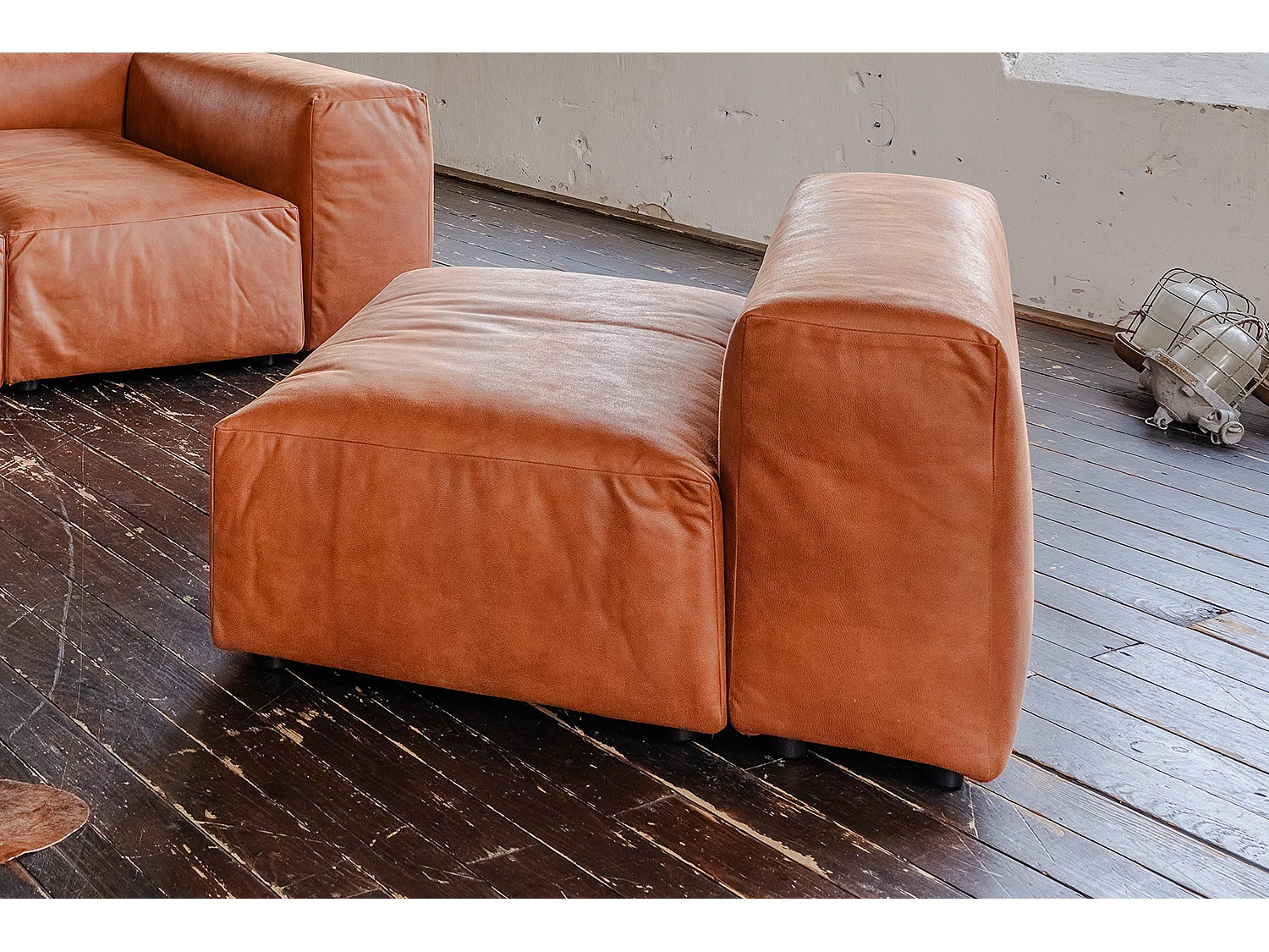 Einzelsessel - Braun Lederfaserstoff - MIA