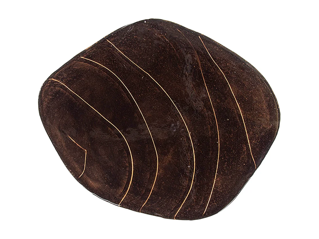 Mesa auxiliar - marrón Cristal - 53 x 42 cm - DARI