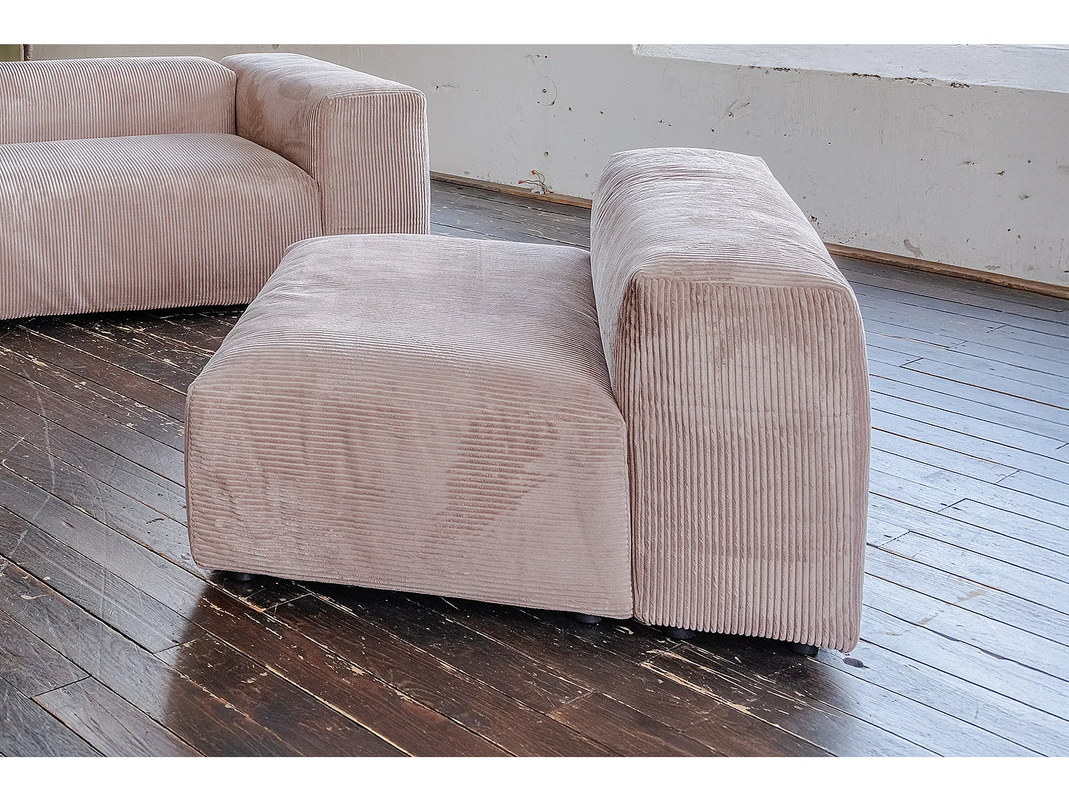 Enkele fauteuil - Taupe Koord - MIA