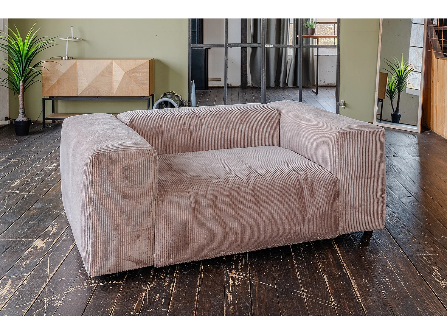 Poltrona XXL - talpa Velluto a coste - MIA