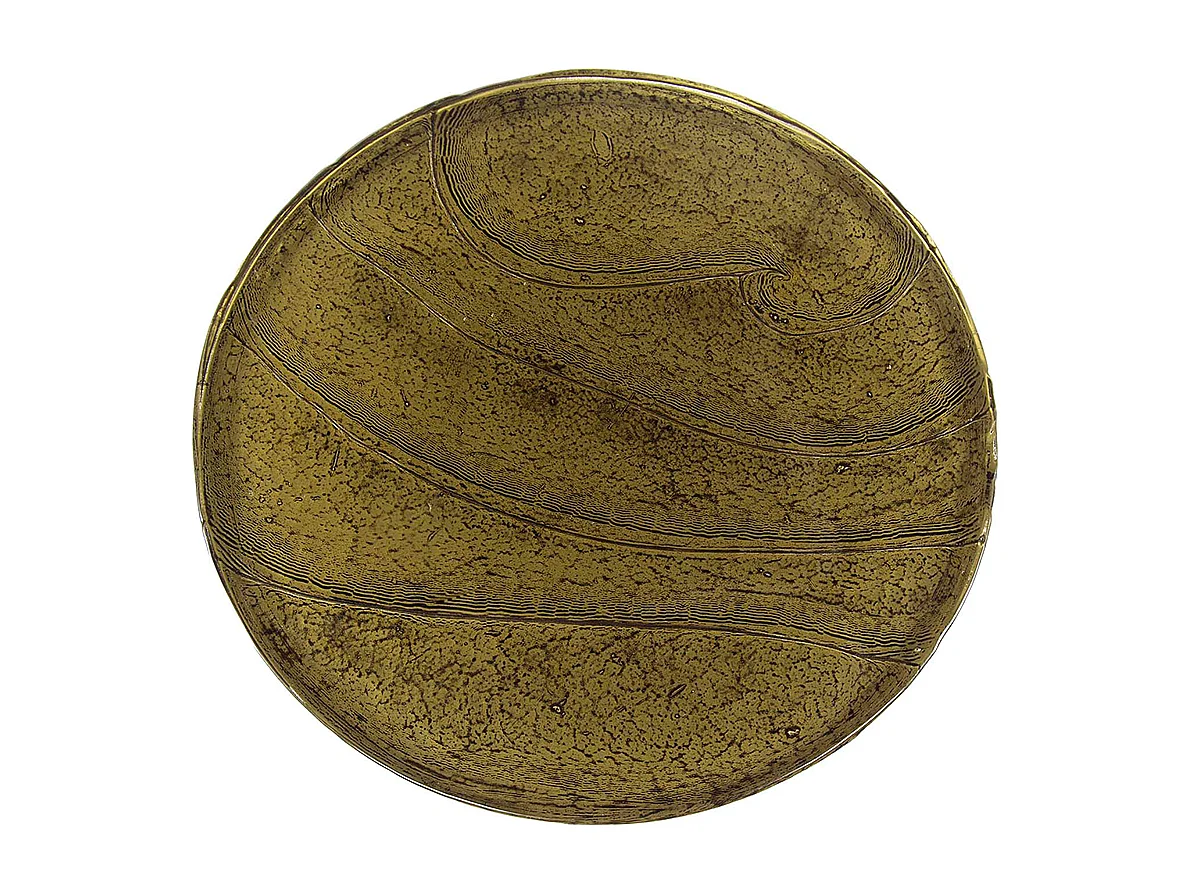 Beistelltisch - Gold Glas - 40 x 40 cm - MOKKA