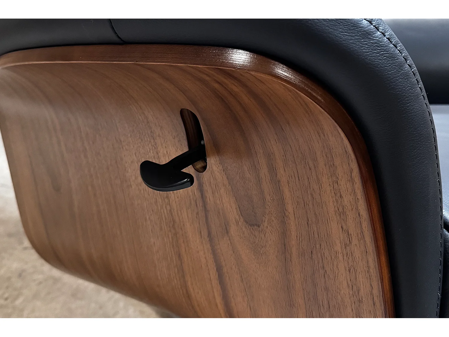 Sillones relax - Negro piel - SILVA