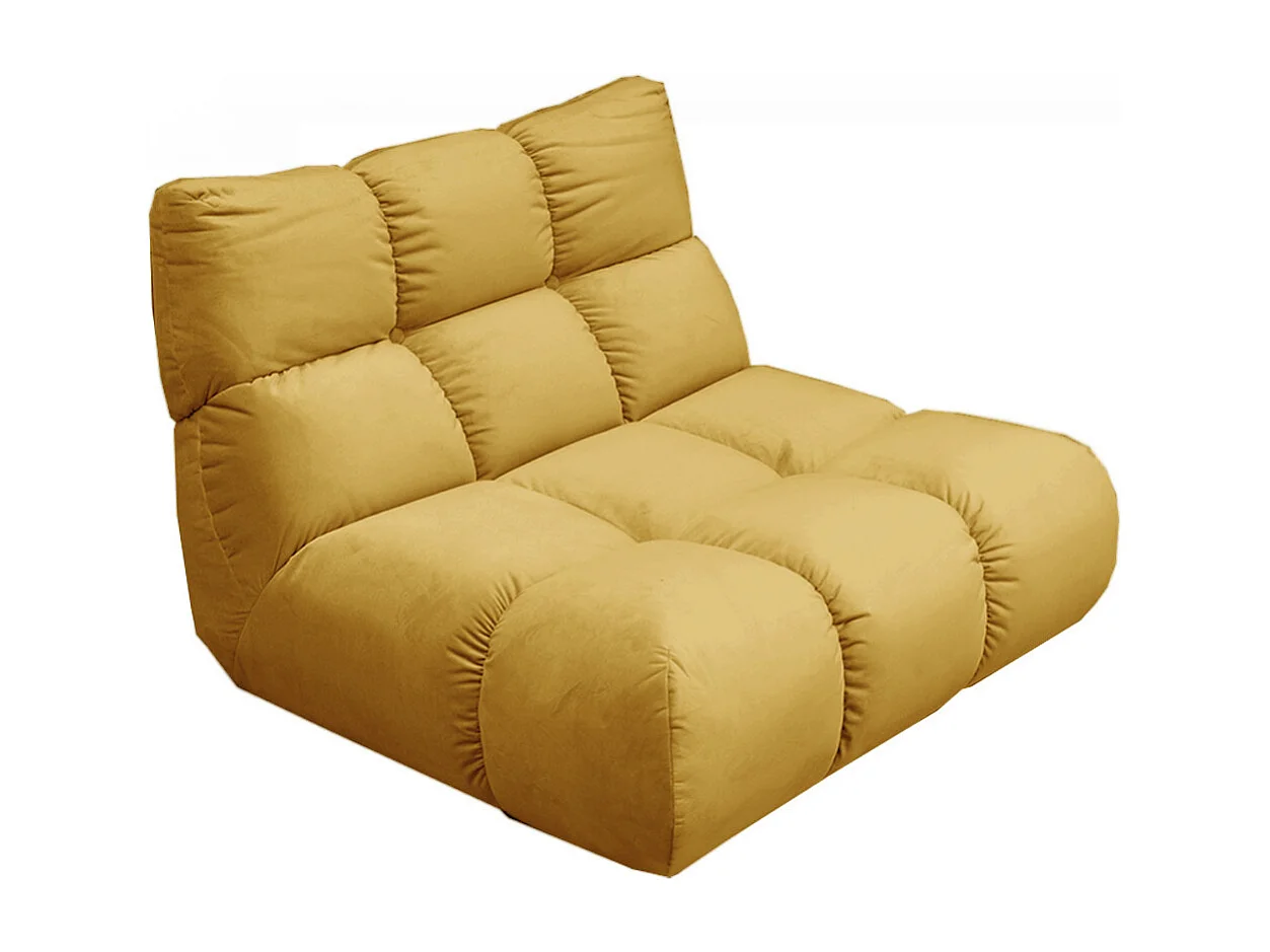 Drehsessel - Gelb Velvet - VIVIEN