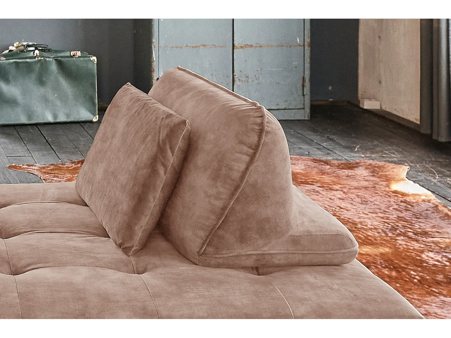 Rugkussen - Taupe Fluweel - WIOLO