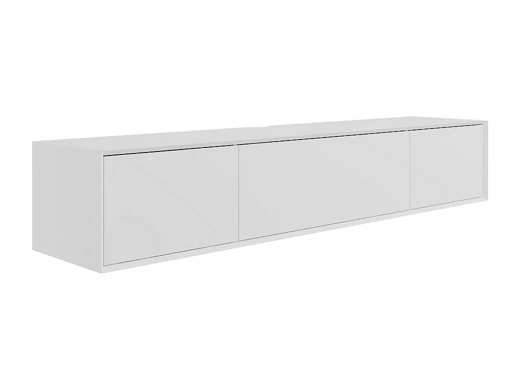 Móvel de TV baixo com 3 portas basculantes L200 cm - ORÉLIA