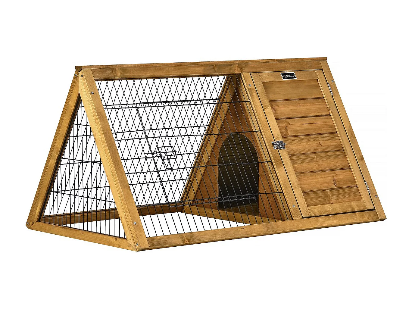 Hühner- Kaninchenstall "Biscotte" – 100 x 62 x 52 cm – Braun