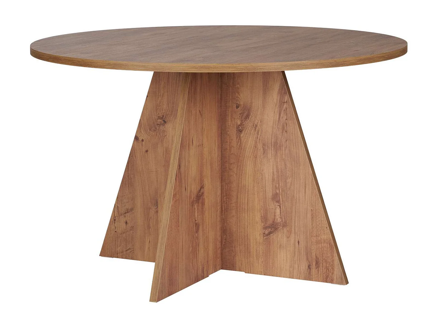 Table à manger en bois "Virella" - 120 x 120 x 75 cm - Pin atlantique