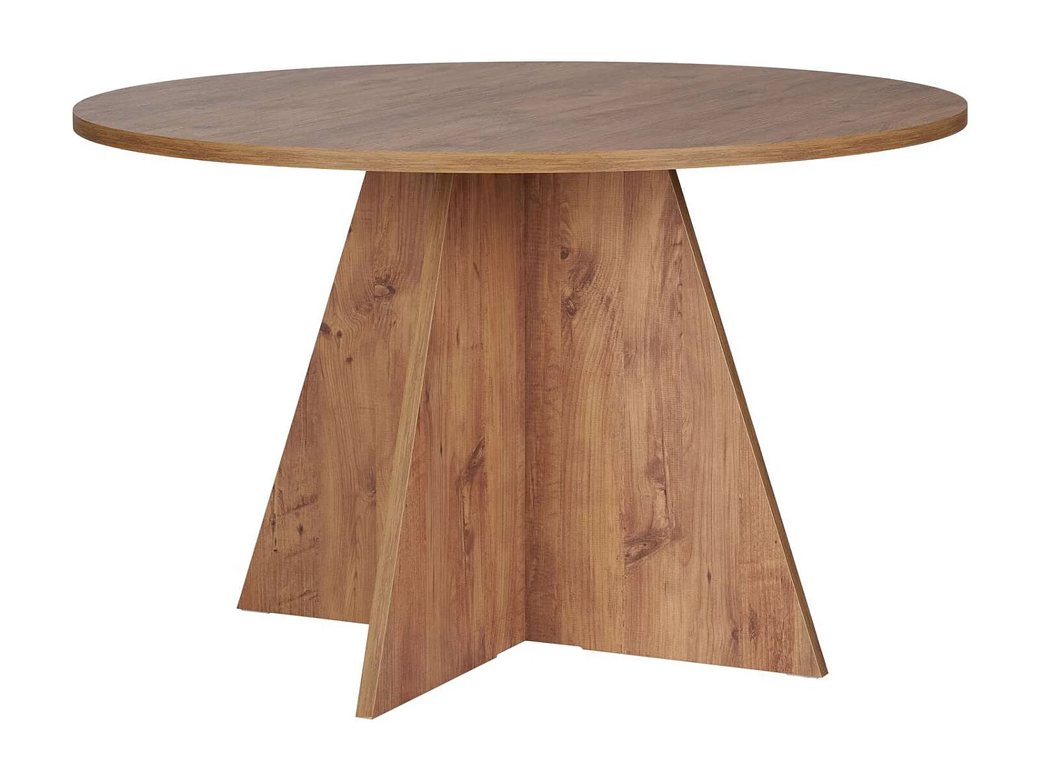 Table à manger en bois "Virella" - 120 x 120 x 75 cm - Pin atlantique