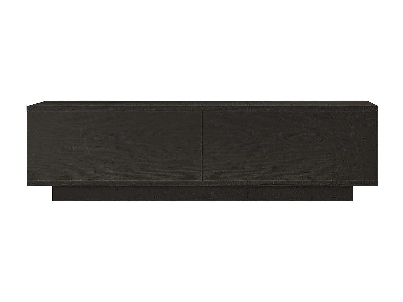 Meuble TV en bois "FN1" - 140 x 35 x 38 cm - Noir