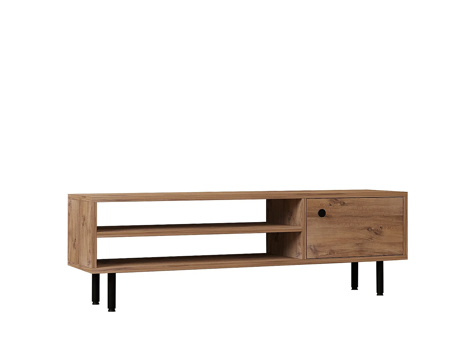 Premium "Avila" Tall TV-bänk i Tall - Klassisk Design - 120x30x38cm - Brun