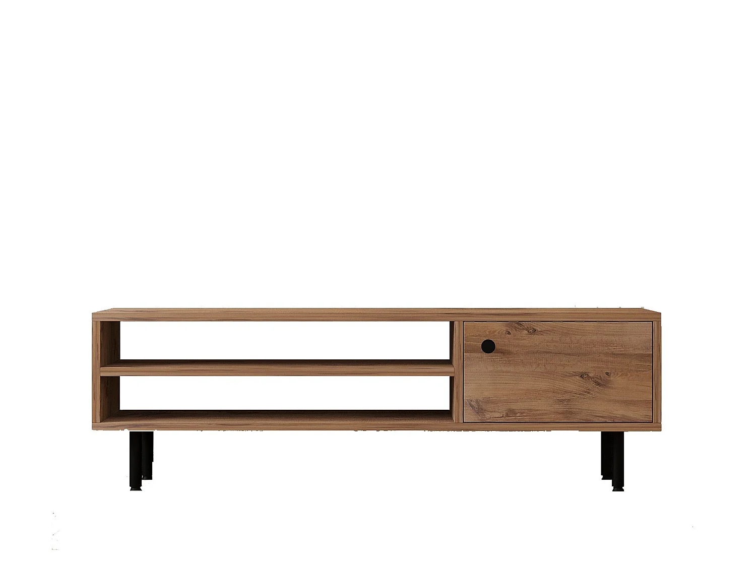 Premium "Avila" Tall TV-bänk i Tall - Klassisk Design - 120x30x38cm - Brun