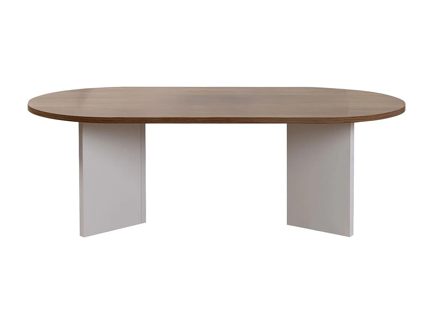 Table basse en bois "Sable" - 60 x 119 x 40 cm - NoyerBlanc