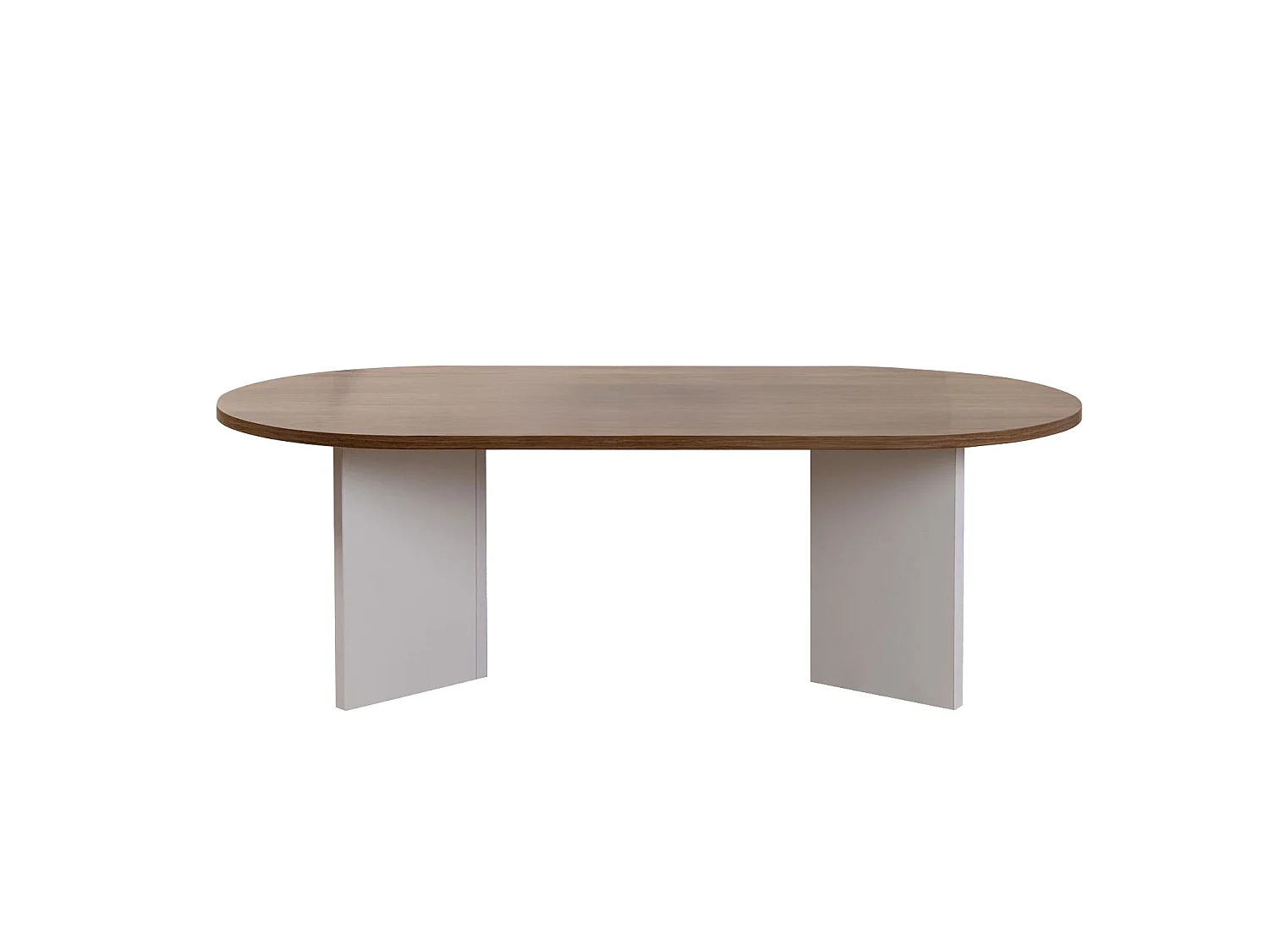Table basse en bois "Sable" - 60 x 119 x 40 cm - NoyerBlanc