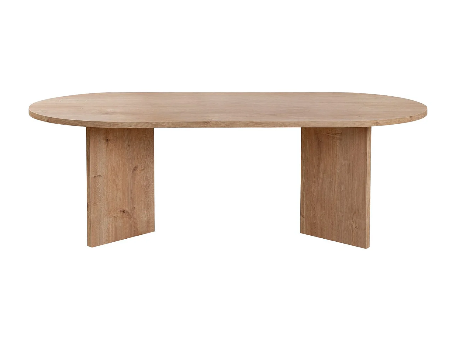 Table basse en bois "Sable" - 60 x 119 x 40 cm - Chêne Saphir