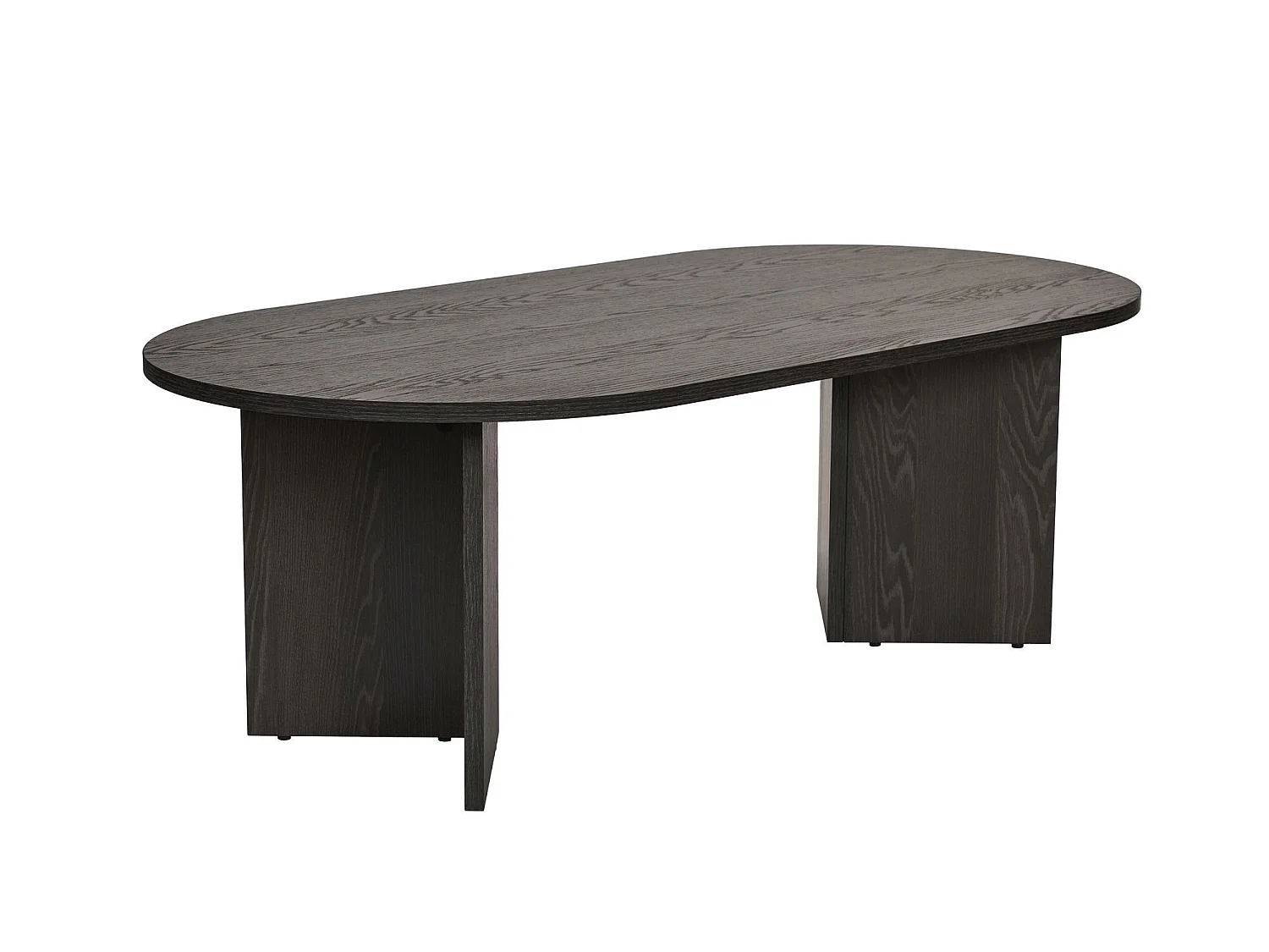Table basse en bois "Sable" - 60 x 119 x 40 cm - Lumière Noire