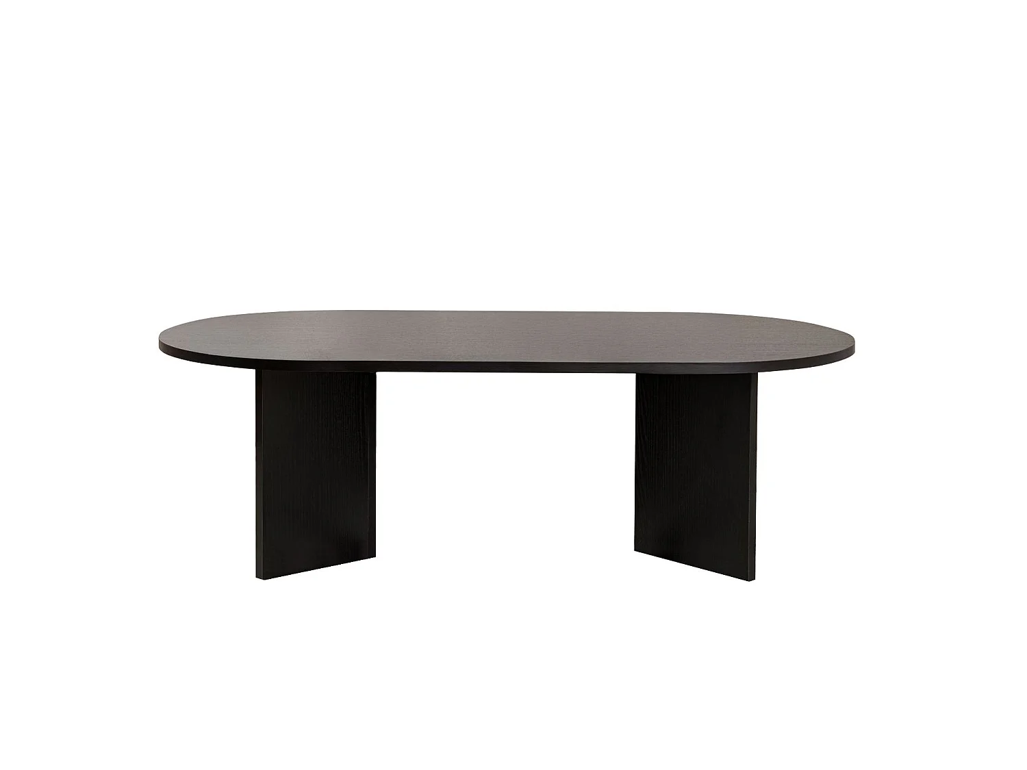 Table basse en bois "Sable" - 60 x 119 x 40 cm - Bois Noir