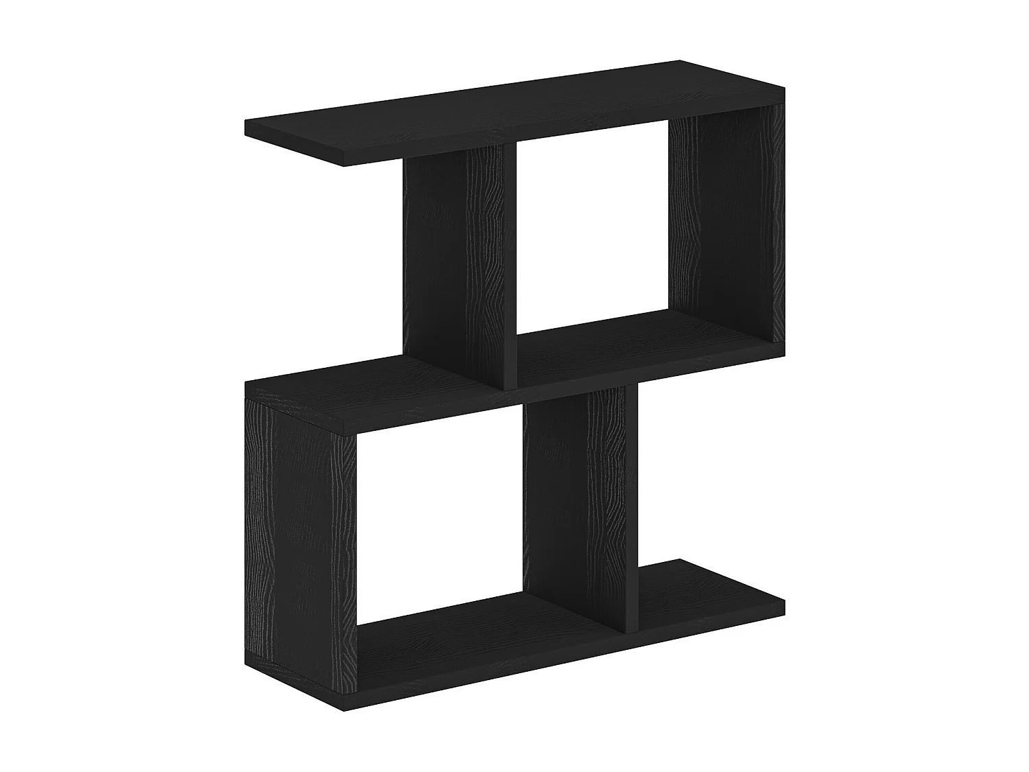 Table basse en bois "Homemania" - 60 x 20 x 60 cm - Bois Noir