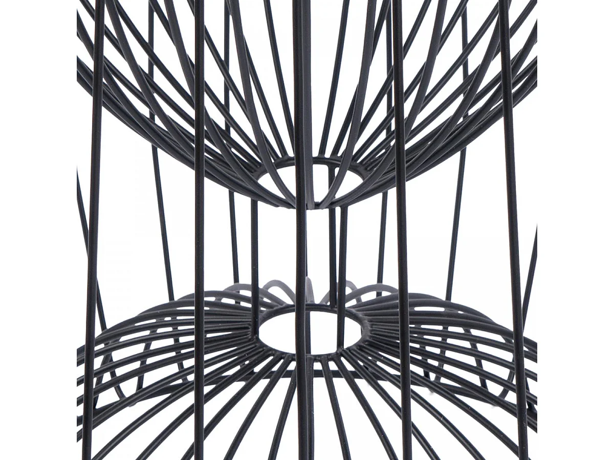 Table basse fait main en marbre ERE 50x50 vert et noir