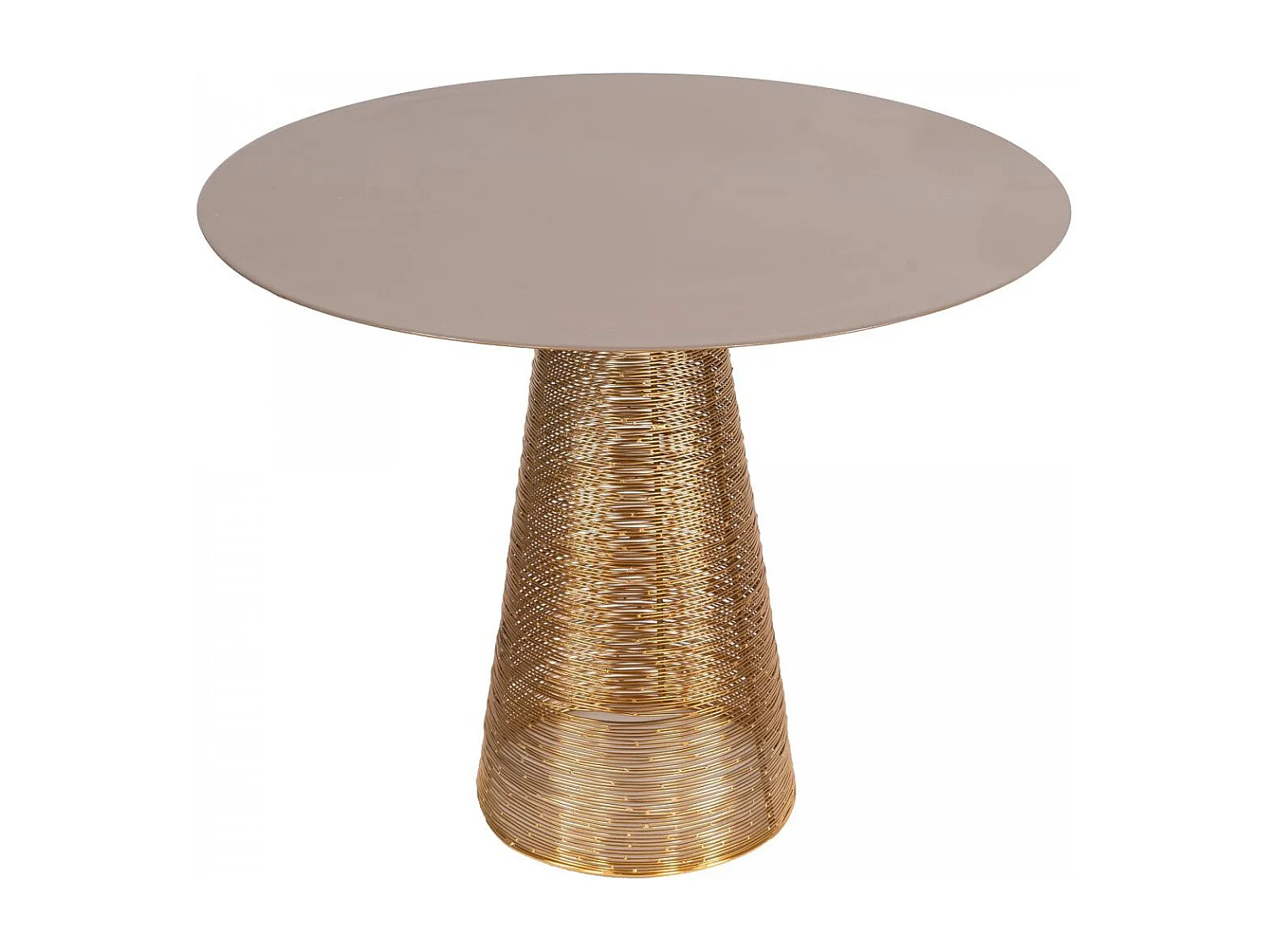 Table basse fait main en fer motif contemporain EBU 20x20 gris