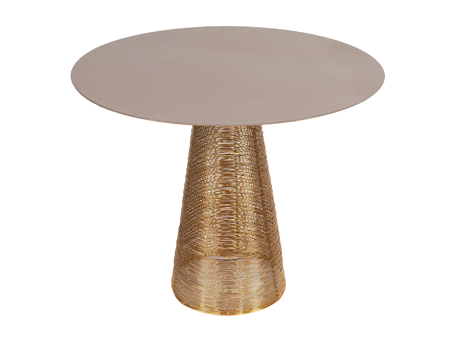 Table basse fait main en fer motif contemporain EBU 20x20 gris