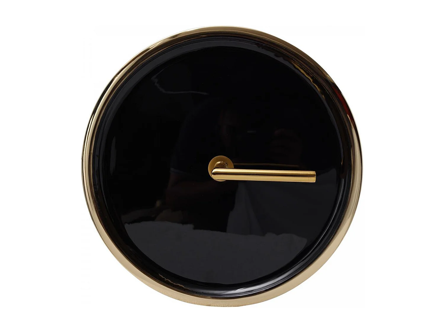 Table basse fait main en fer motif contemporain ESA 43x43 noir