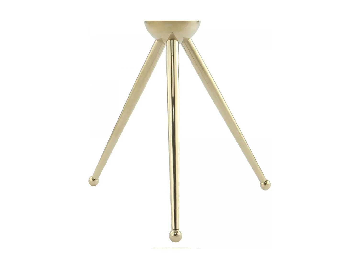 Table basse fait main en acier inoxydable ERO 46x46 or et clair