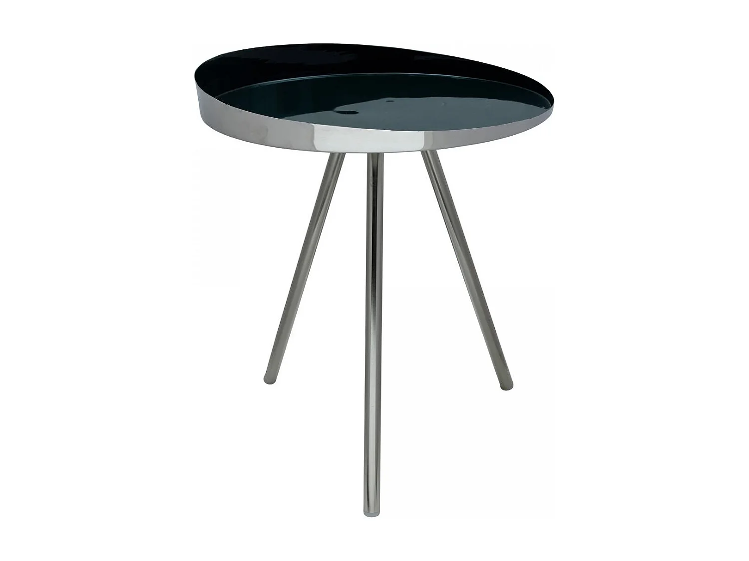 Table basse fait main en fer EDI 41x41 vert foncé