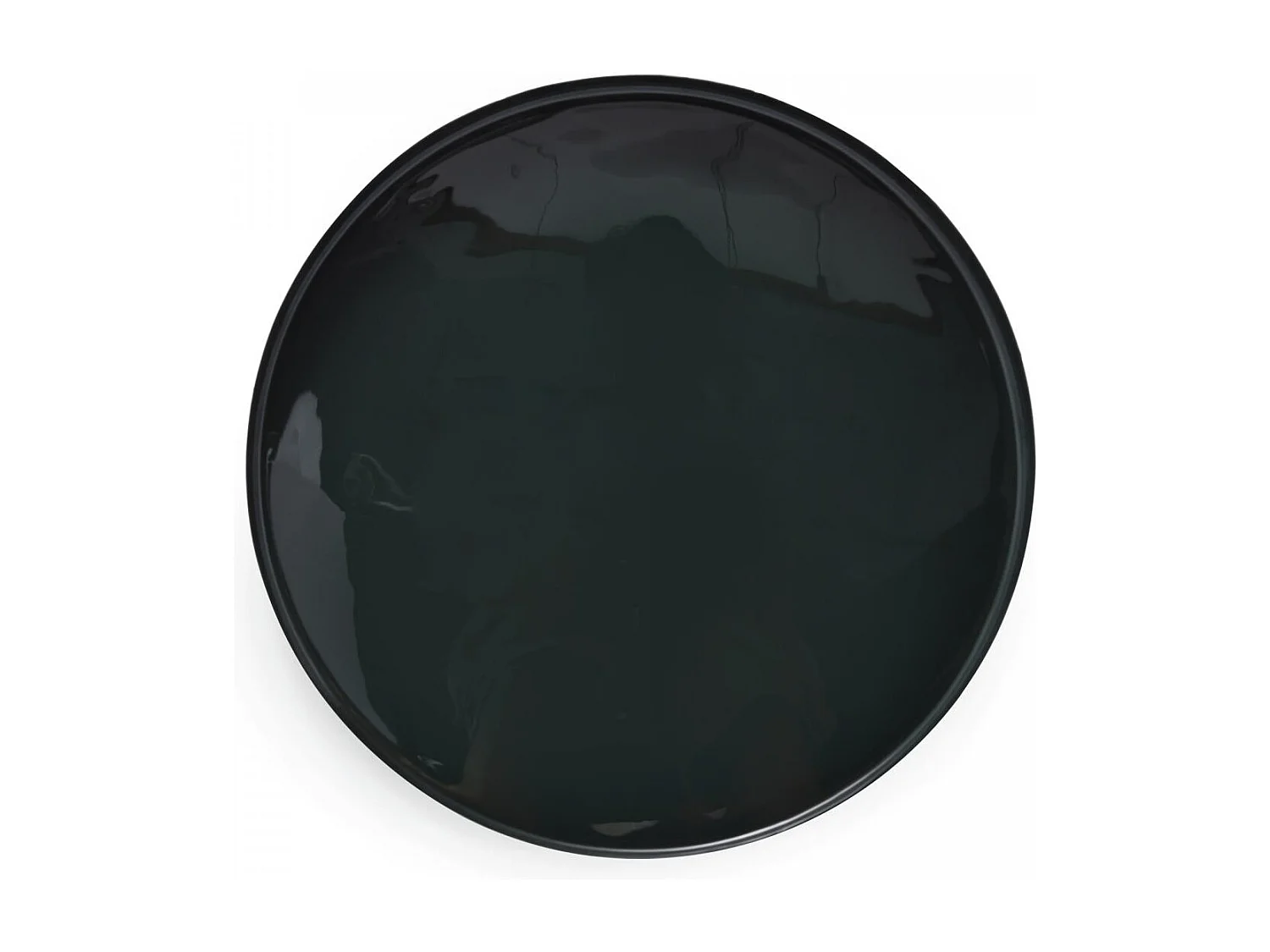 Table basse fait main en fer EDI 41x41 vert foncé