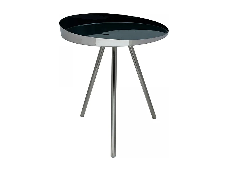 Table basse fait main en fer EDI 41x41 vert foncé