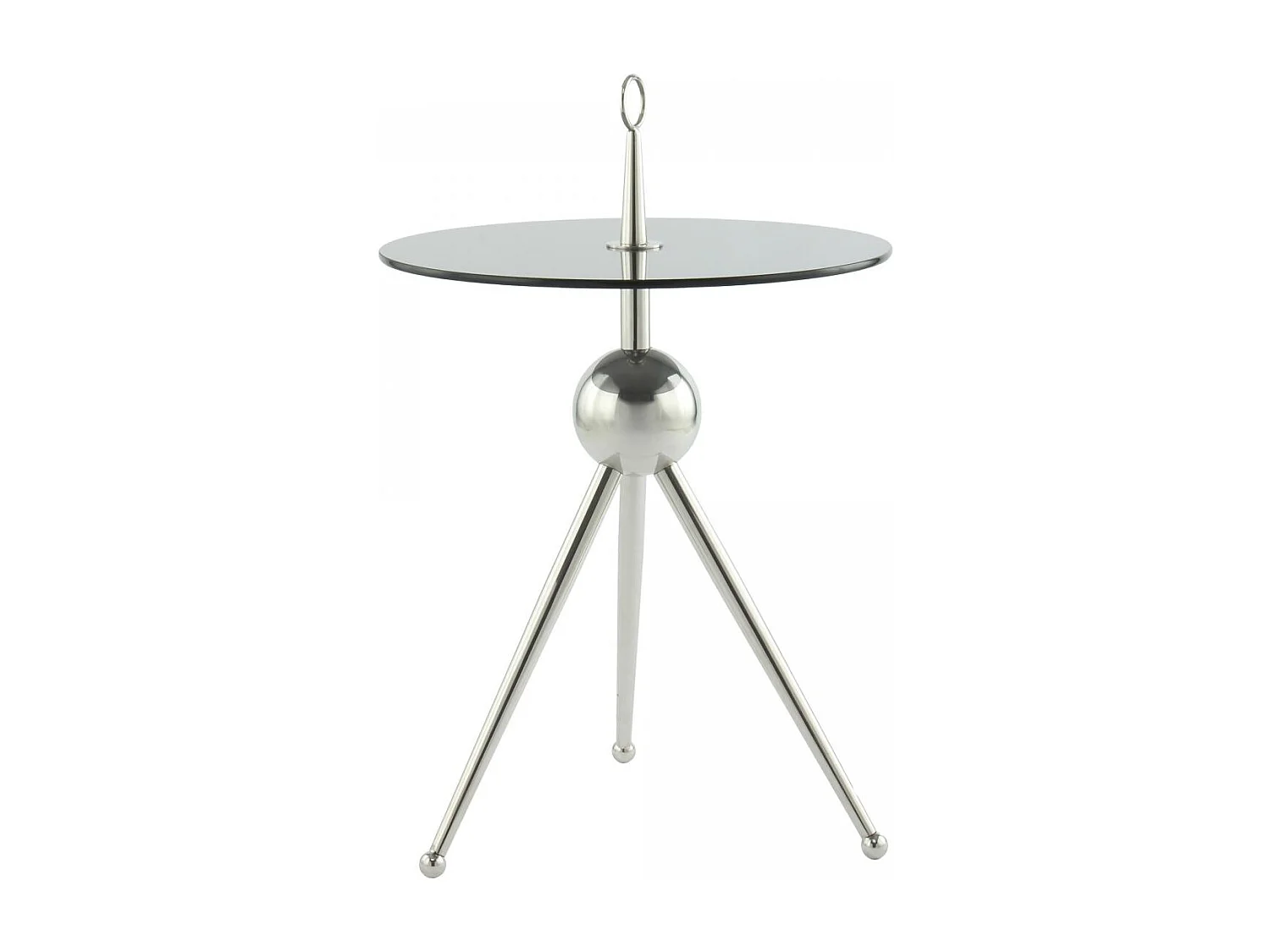 Table basse fait main EJI 46x46 gris clair et gris foncé