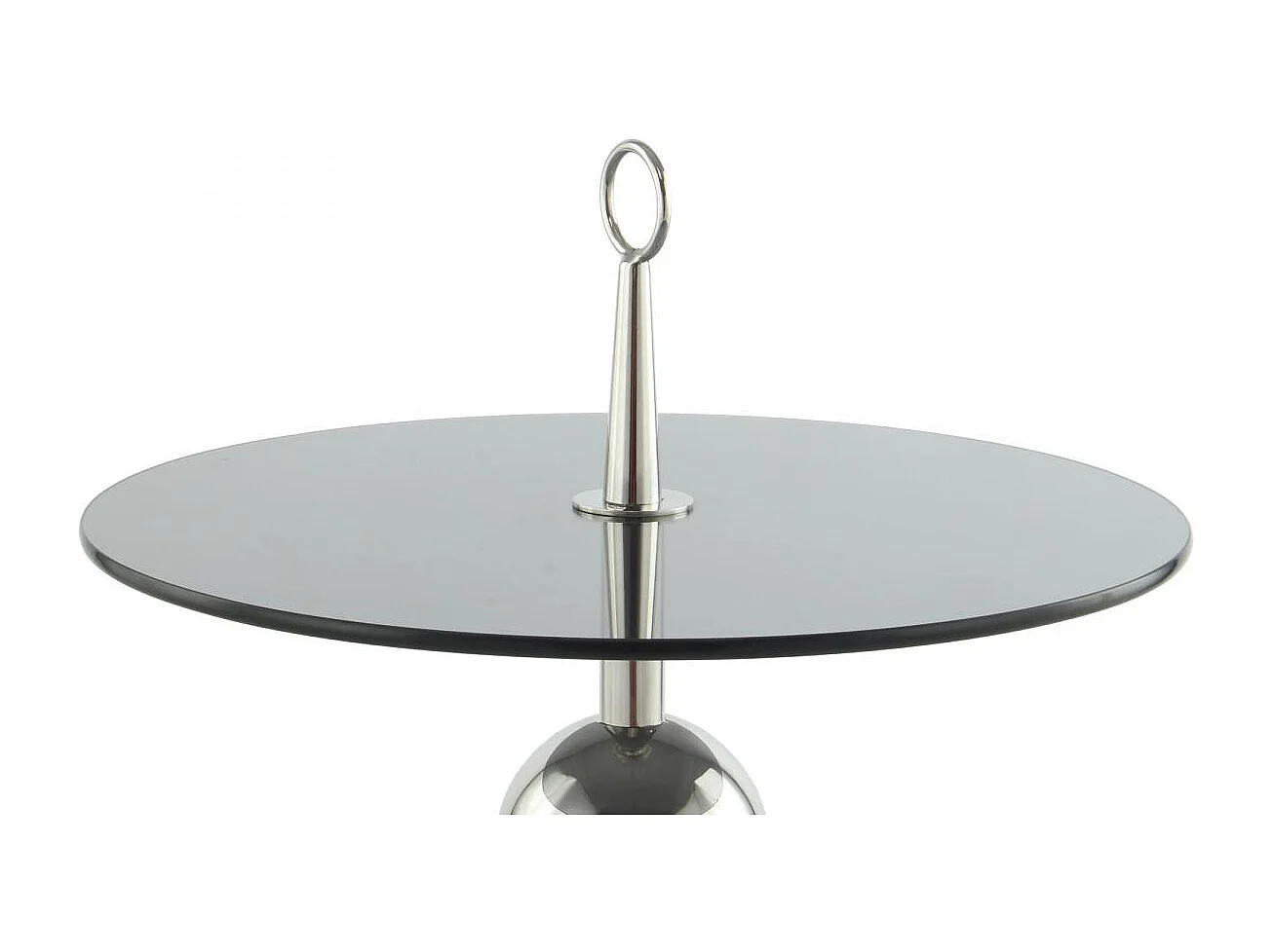 Table basse fait main EJI 46x46 gris clair et gris foncé