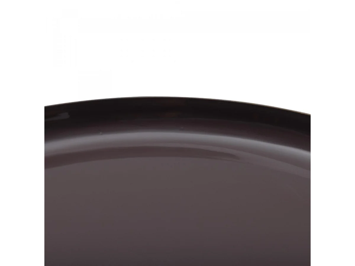 Table basse fait main en fer motif rétro-vintage EYA 41x41 or