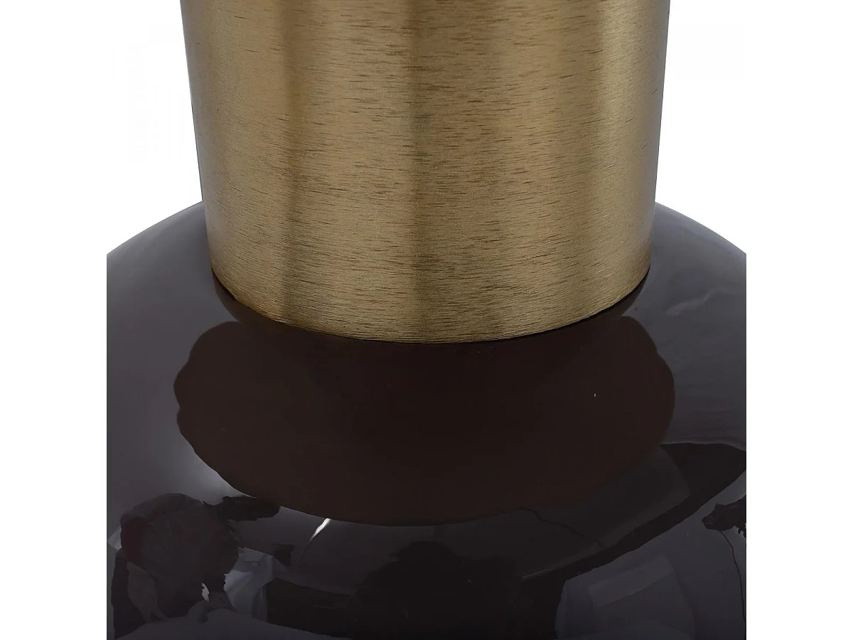 Table basse fait main en fer motif rétro-vintage EYA 41x41 or